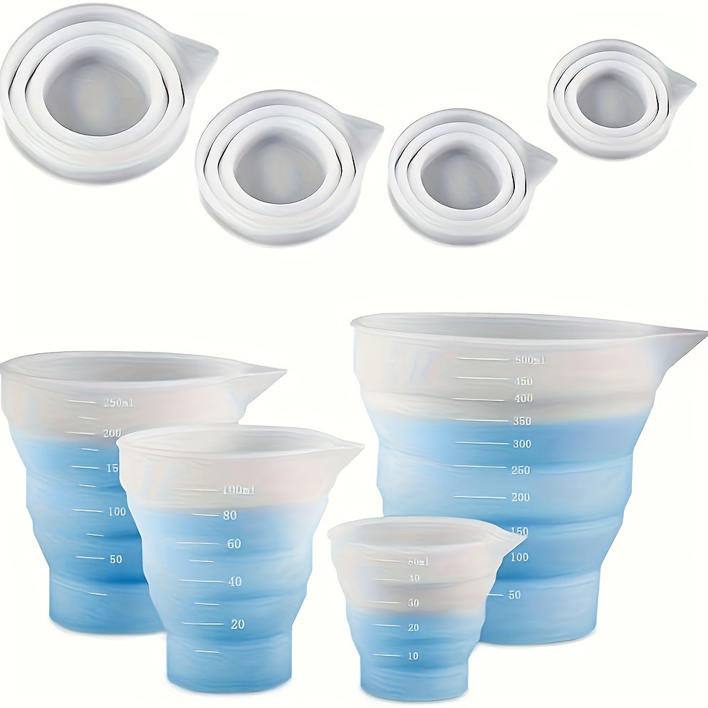 Mixing Cup Silicone - كوب قياس سيليكون قابل للطي سعة