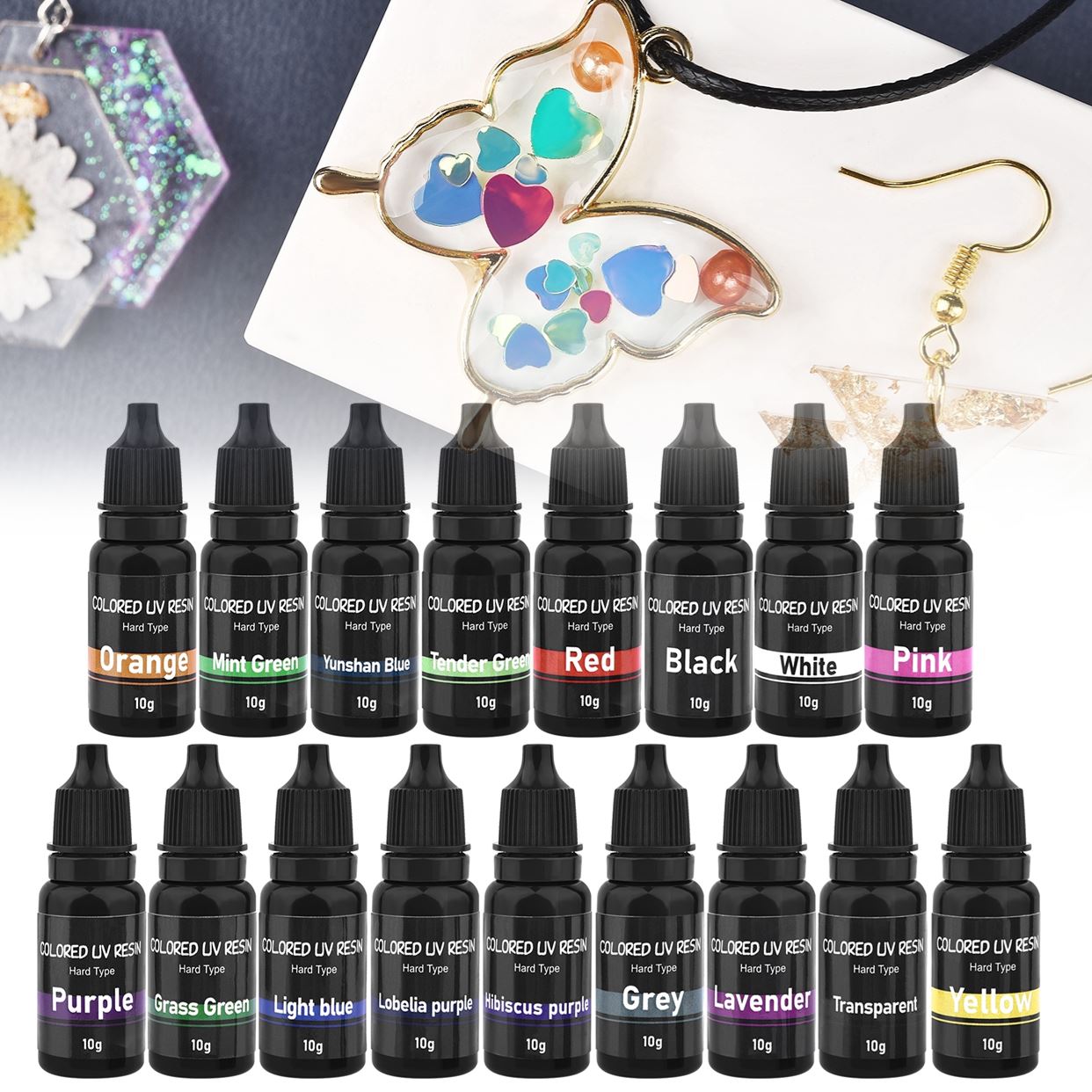 Epoxy Uv Resin Kit - صمغ راتنجات الايبوكسي بالأشعة فوق البنفسجية