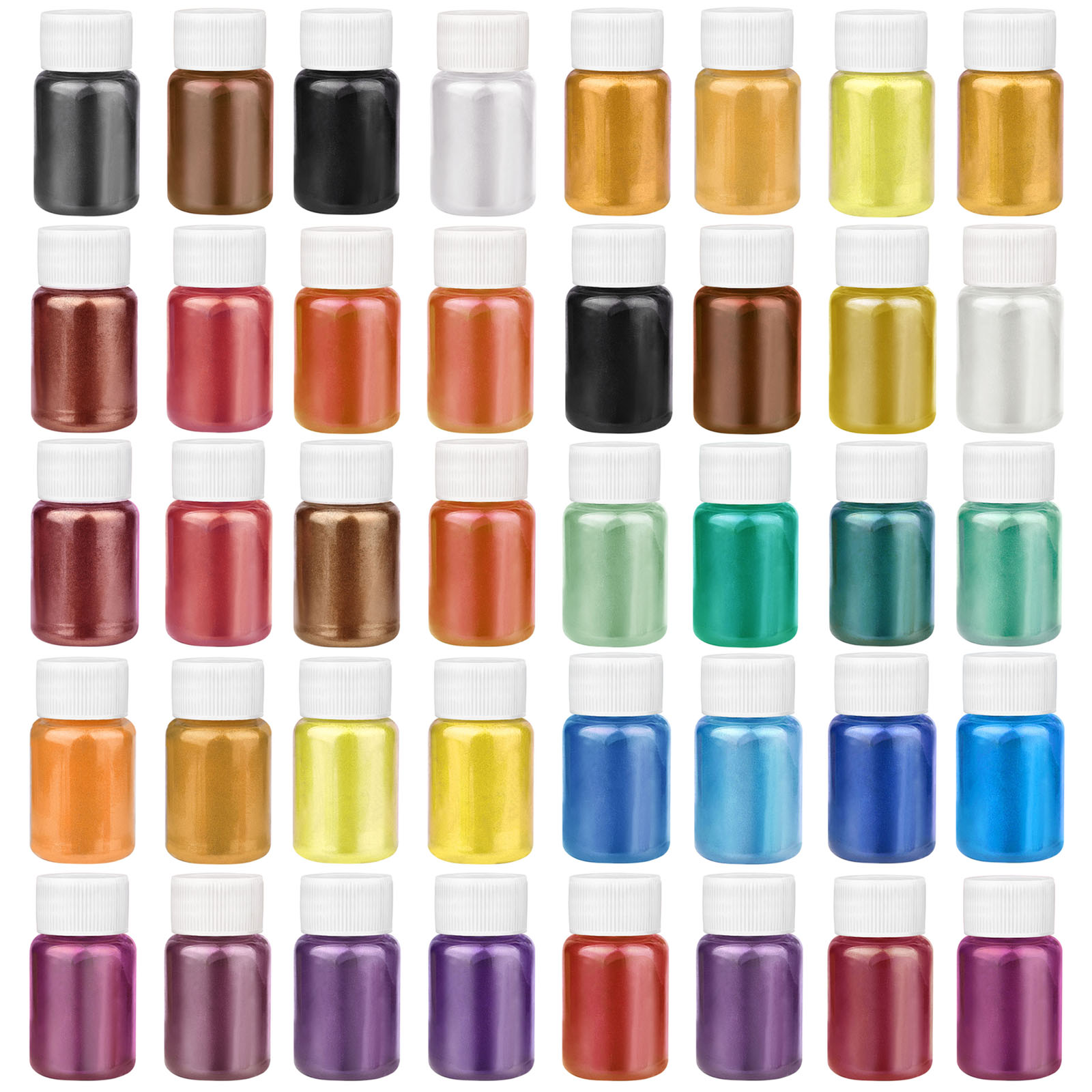 مجموعة من 4 ألوان من مسحوق الل - مراجعة Resin Pigment Set وسعره