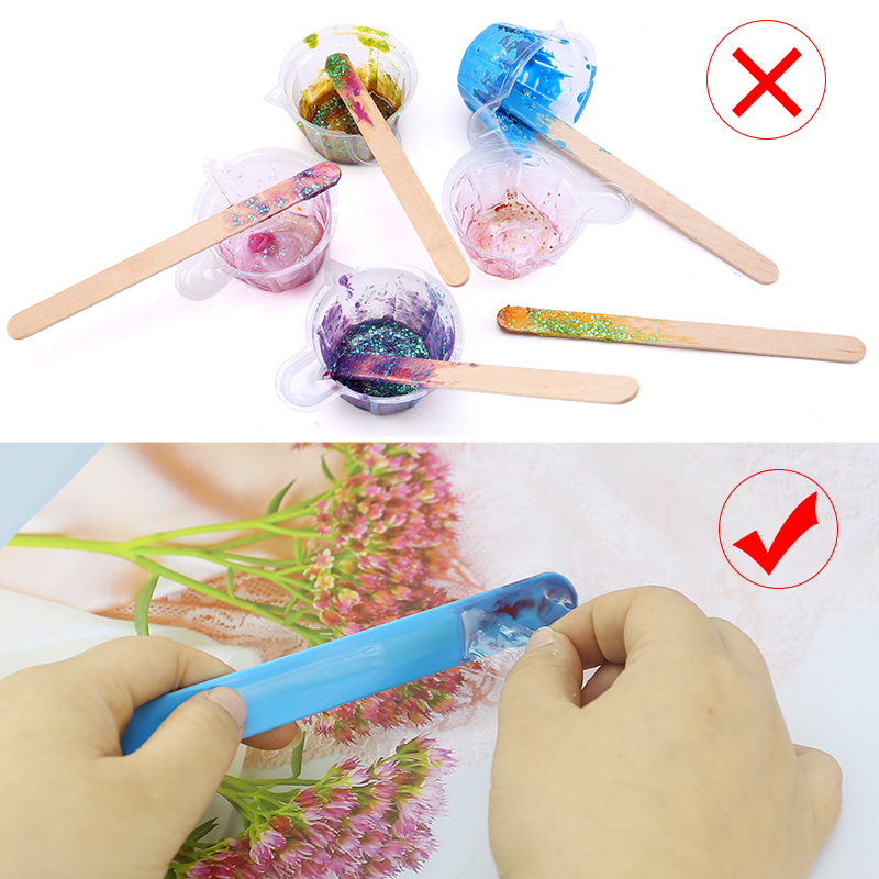 عصي تحريك سيليكون قابلة لإعادة - مراجعة Mixing Cup Silicone وسعره