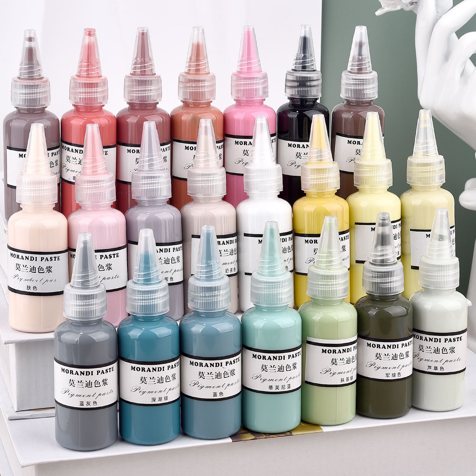 Morandi ألوان السائل الراتنج أ - مراجعة Resin Pigment Set وسعره