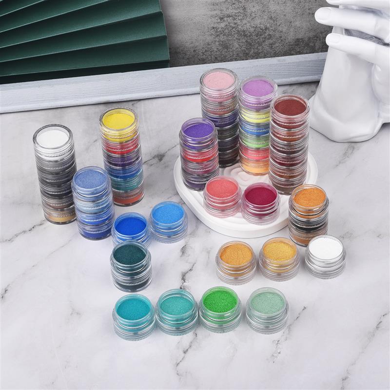 6 ألوان/مجموعة بيرليسسينت مسحو - مراجعة Resin Pigment Set وسعره