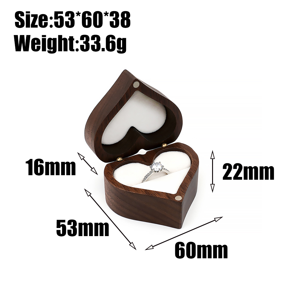 صندوق خاتم لحفل الزفاف، صندوق  - مراجعة Wood Ring Blank وسعره
