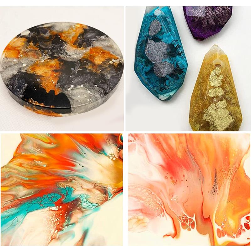 صبغة صبغة راتنج معدني ، تلوين  - مراجعة Resin Pigment Set وسعره