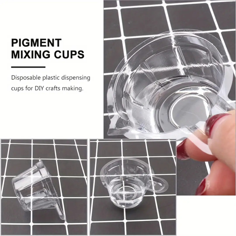 كوب خلط راتينج بلاستيكي شفاف 1 - مراجعة Mixing Cup Silicone وسعره